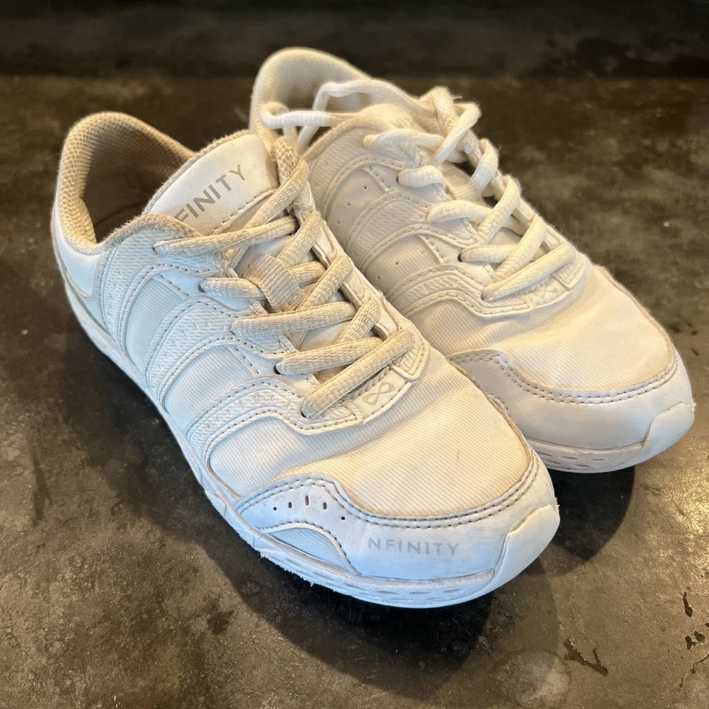 Nfinity Kids White Athletic Shoes